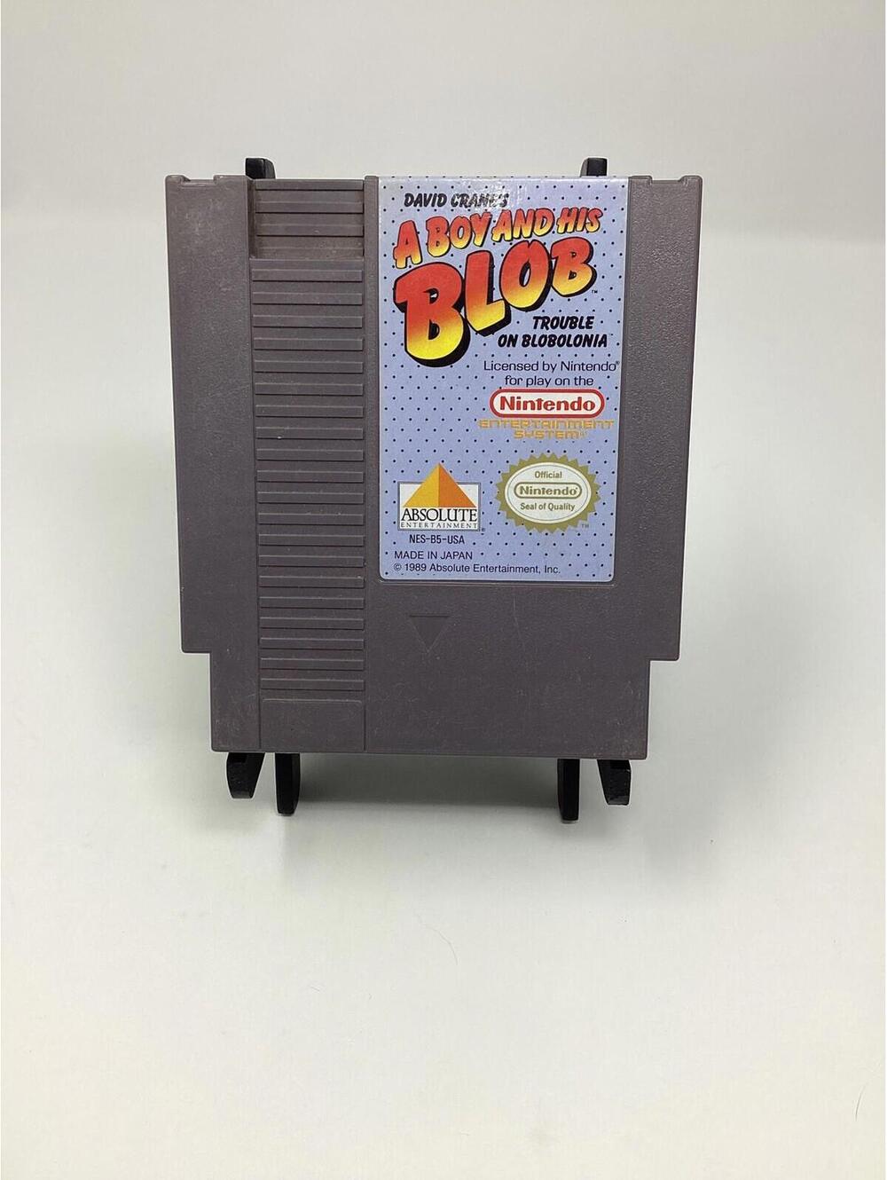 A Boy and His Blob Trouble on Blobolonia NES Nintendo 1990 Tested Authentic